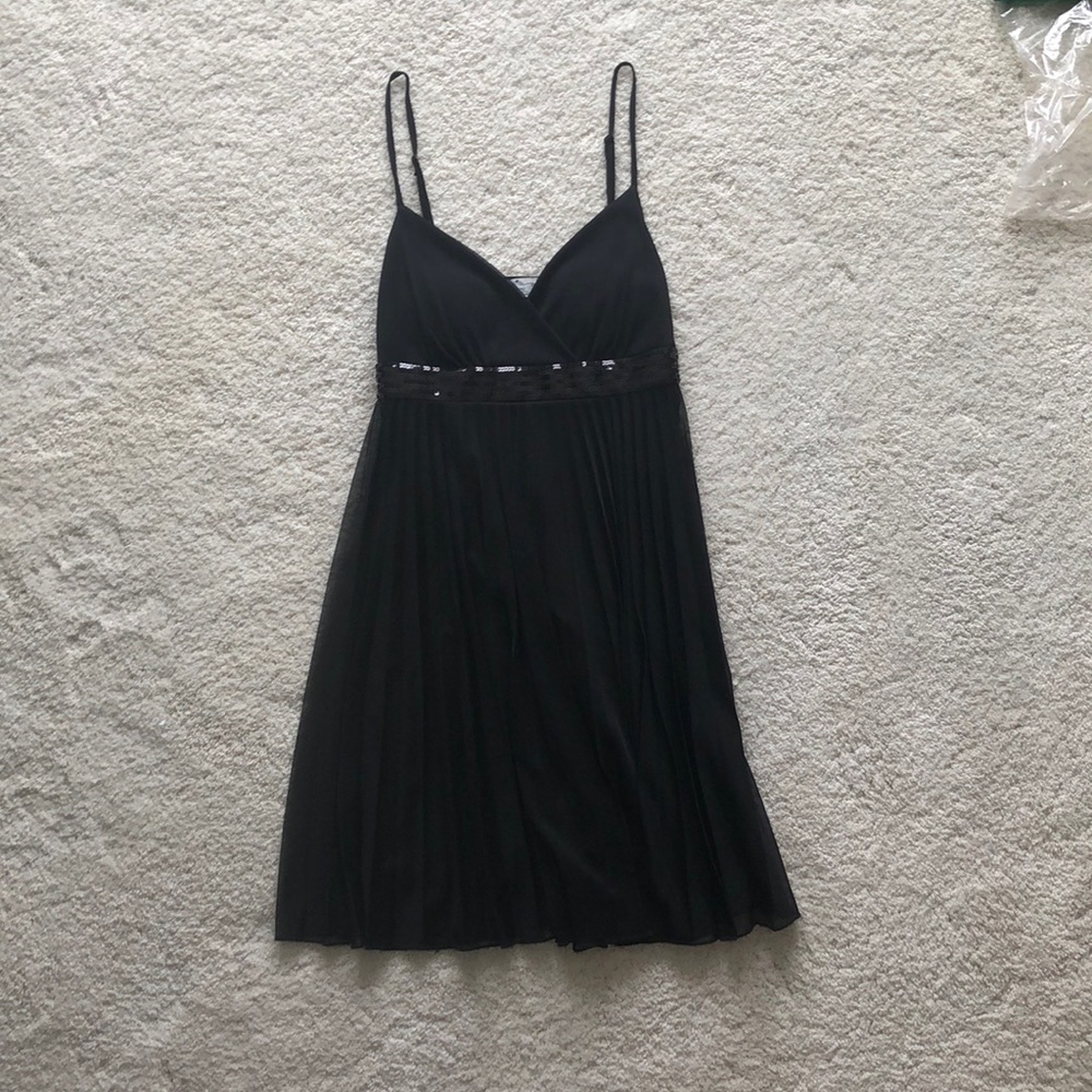 Black flowy going out dress